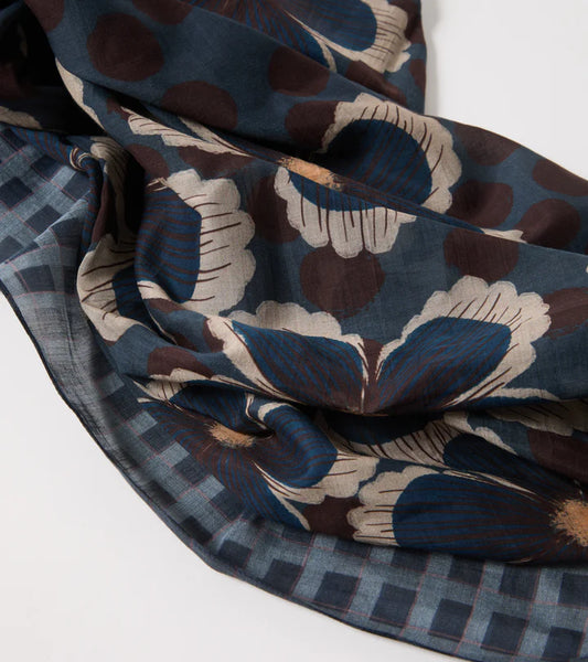 Sciarpa con stampa floreale Alessia Santi