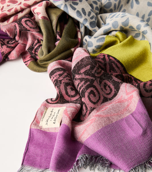 Sciarpa foulard patchwork Alessia Santi