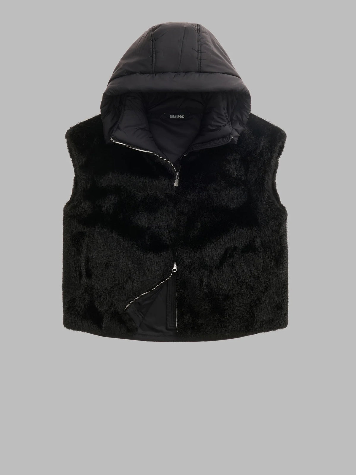 Piumino con ecopelliccia JUNIPER Blauer