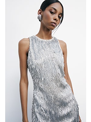 Abito mini in tulle con pailettes Patrizia Pepe