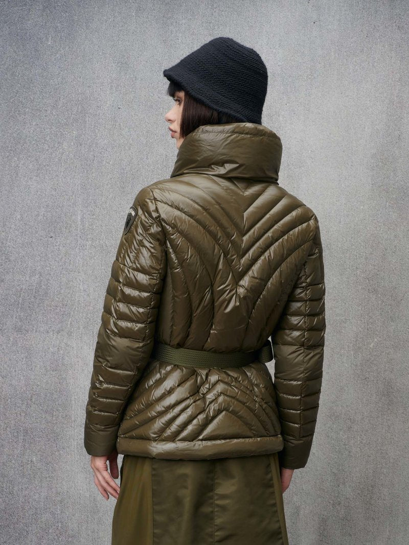 Piumino con cintura ANGELL Blauer