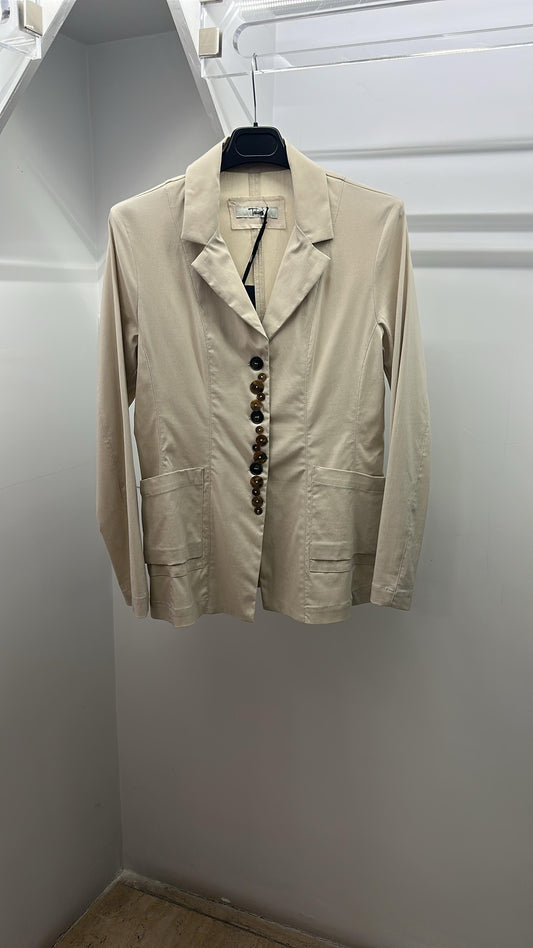 Giacca avvitata con bottoni Tadashi