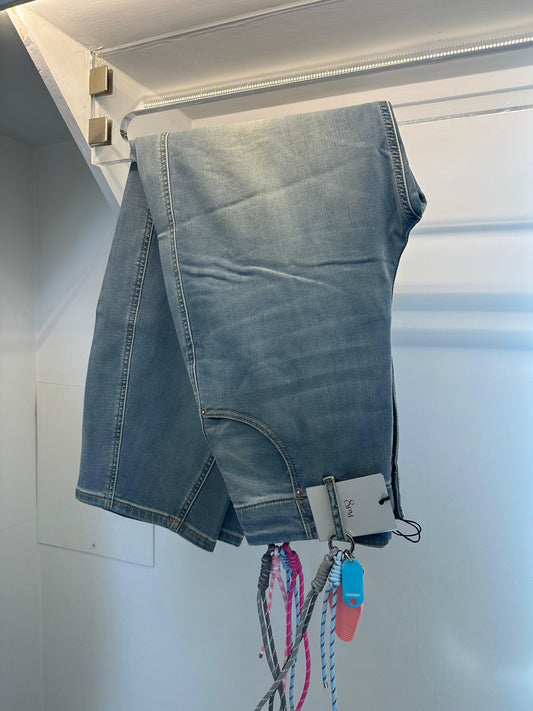 Pantalone in denim ad ovetto BIARRITZ 8PM