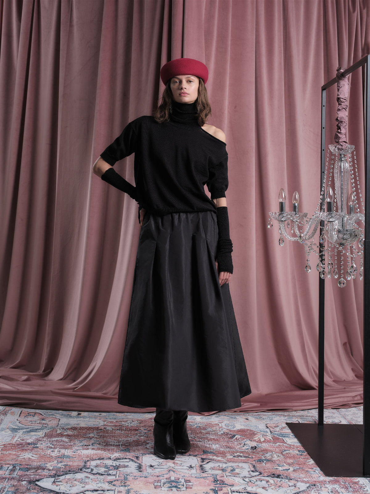 Maglia con cut-out e manicotti FLOOR