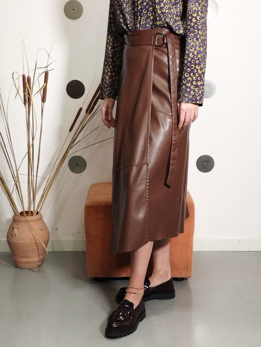 Gonna in ecopelle Alessia Santi