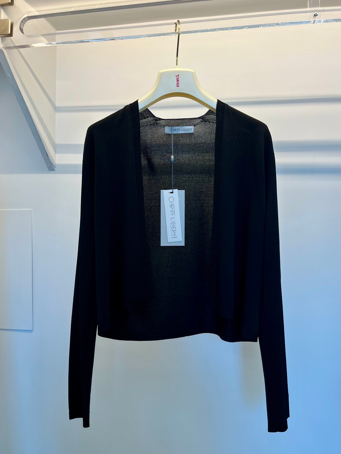 Cardigan corto Carta Libera
