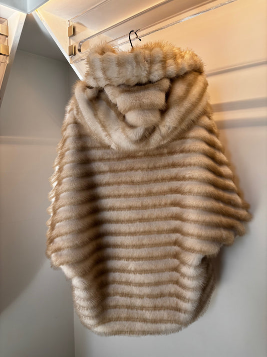 Giubbotto in ecopellicia reversibile LANACAPRINA