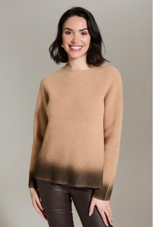 Maglia a coste stampa aerografo Arovescio