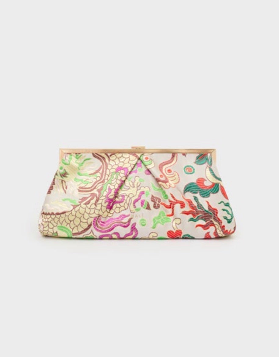 Pochette stampa floreale IBIZA Nalì