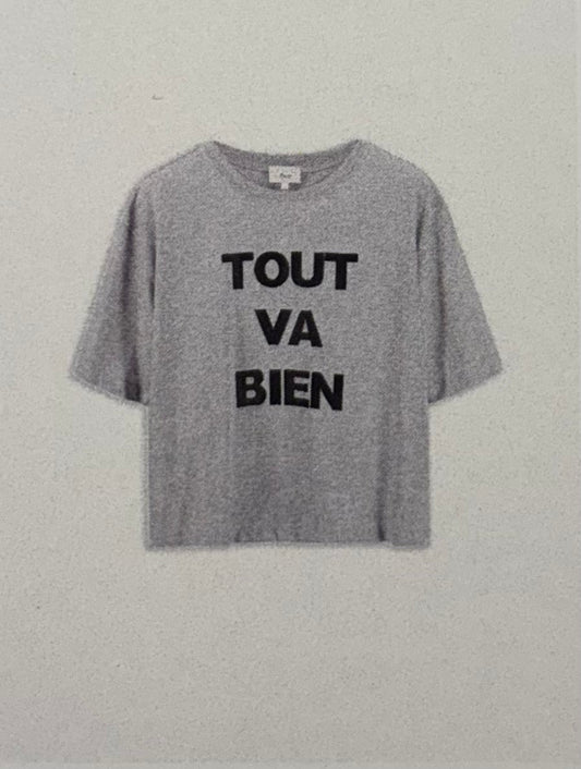 T-shirt con scritta MADRID 8PM