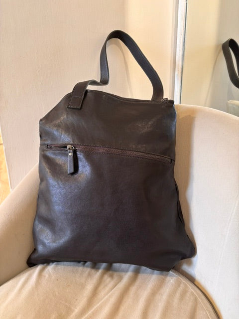 Borsa a spalla in pelle MLO Malloni