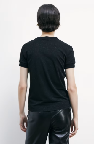T-shirt con logo strass Patrizia Pepe