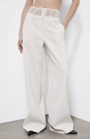 Pantalone palazzo con pizzo Patrizia Pepe