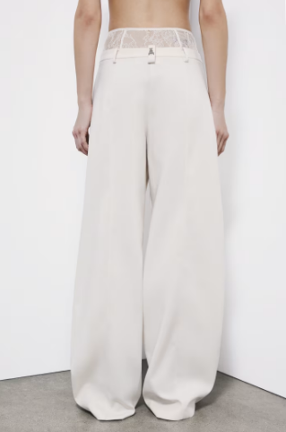 Pantalone palazzo con pizzo Patrizia Pepe