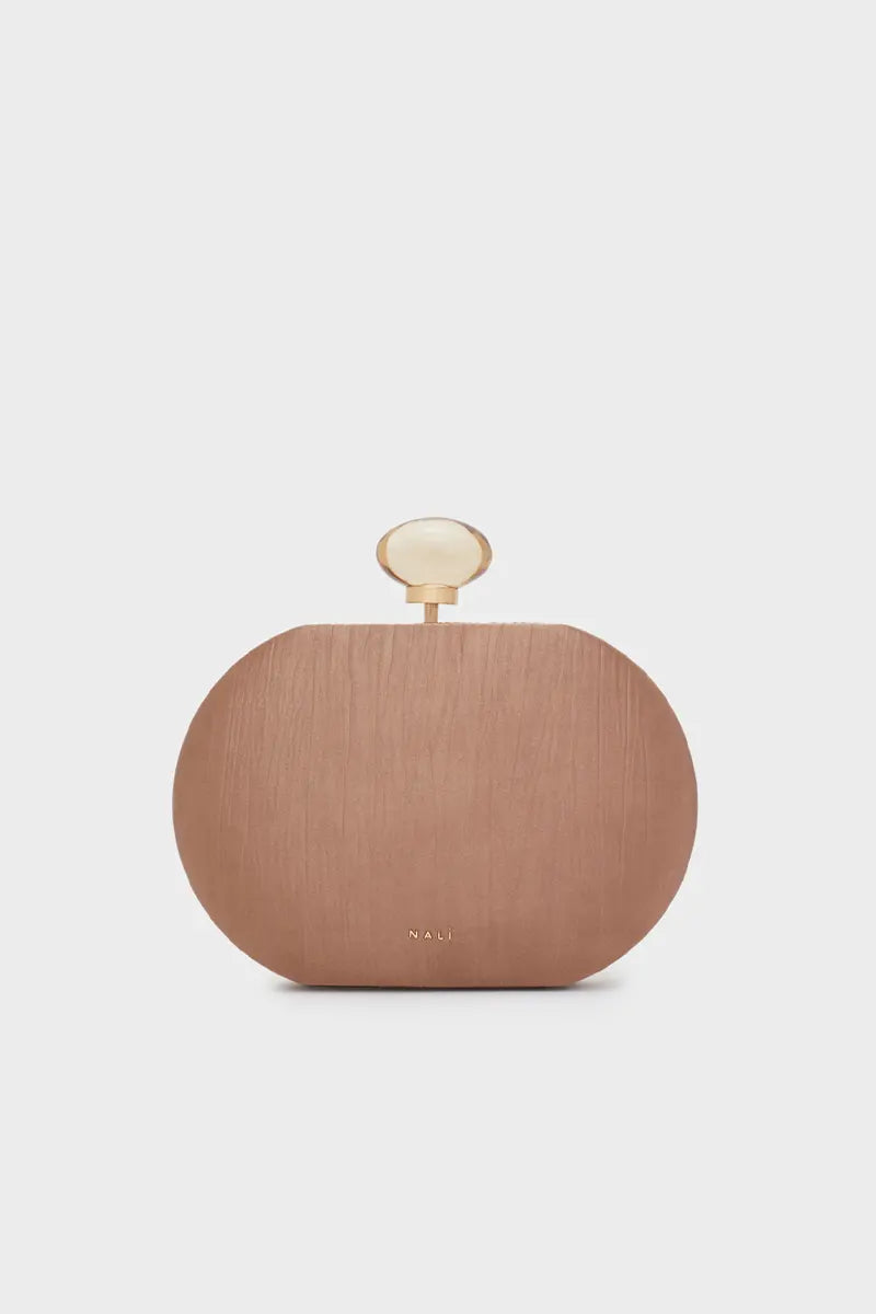Clutch tessuto wrinkled IOLE Nalì