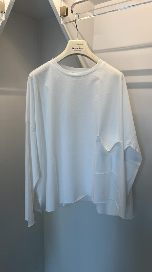 T-shirt con taschino LABORATORIO