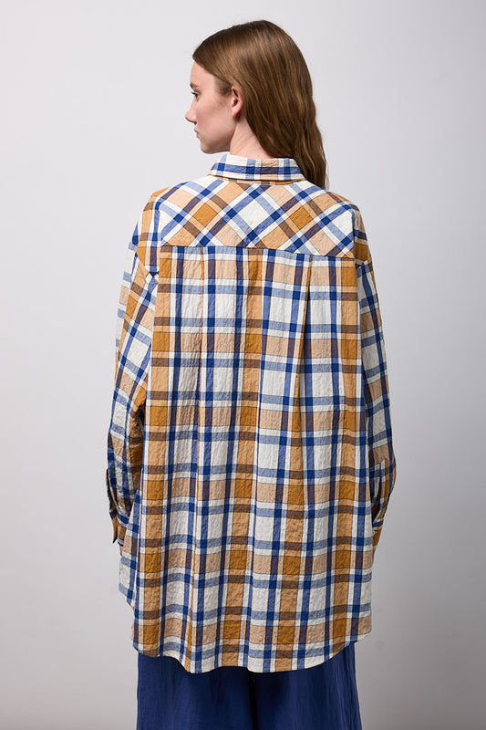 Camicia over madras Neirami