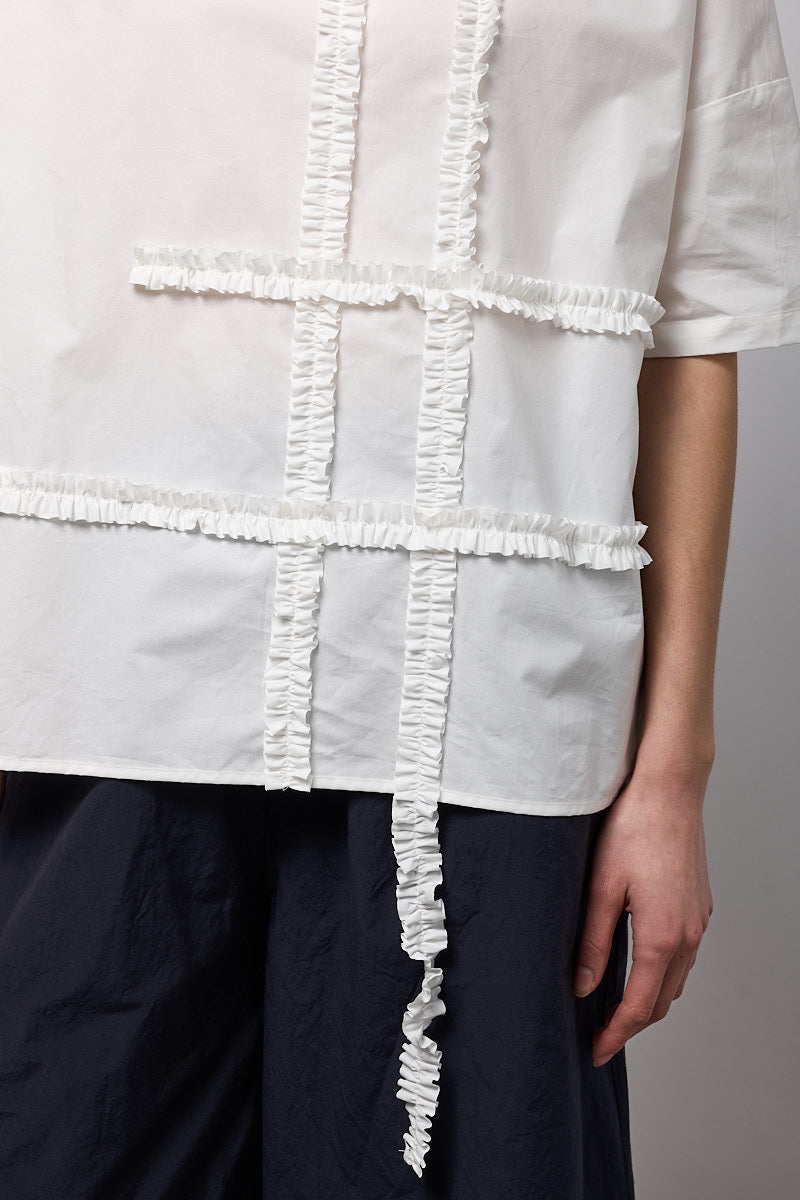 Blusa con rouches Neirami