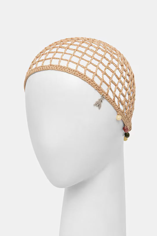 Calottina in cotone con perline Patrizia Pepe