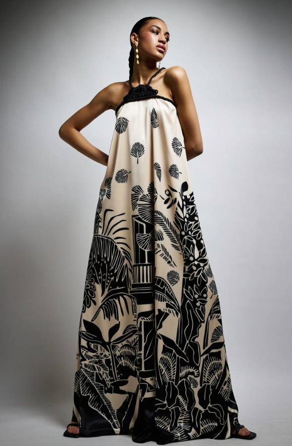 Abito svasato Twins Fantasy