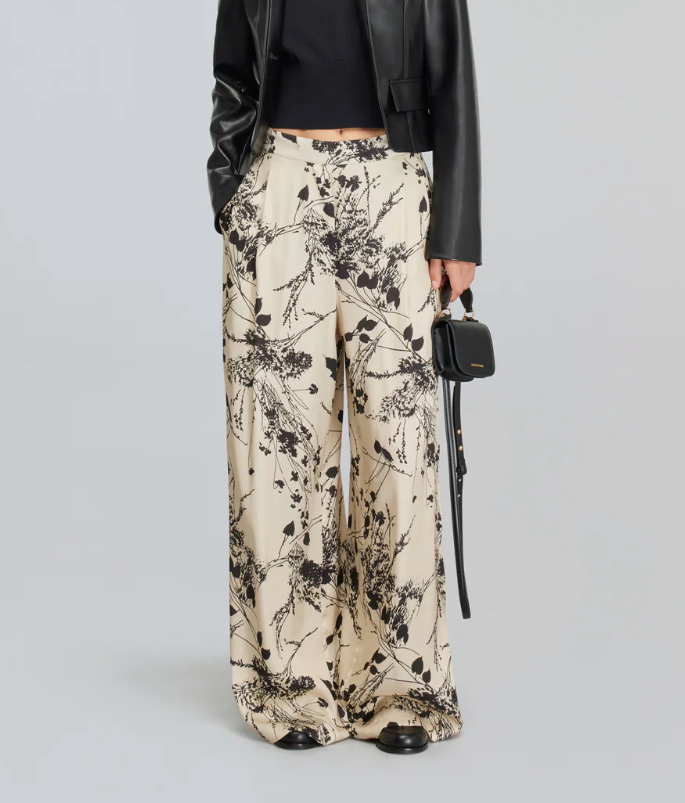 Pantalone fantasia in viscosa EDWINA Semicouture