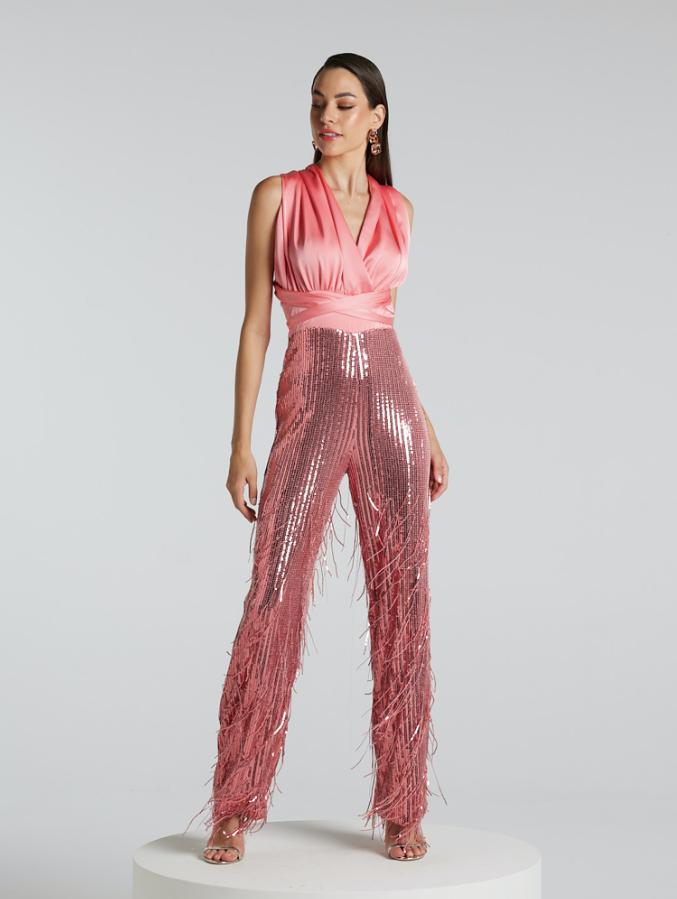 Tuta con paillettes Dramée