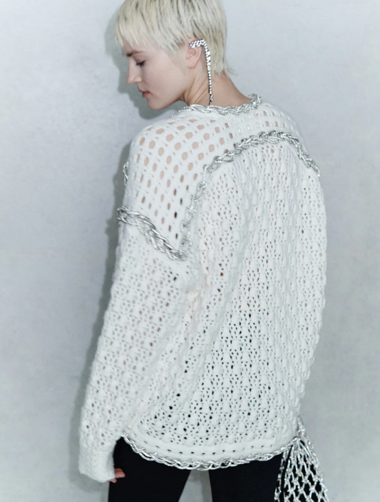 Cardigan con strass Circus Hotel