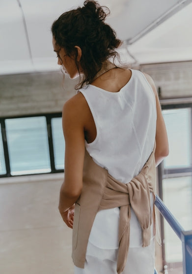 Gilet schiena scoperta LABORATORIO