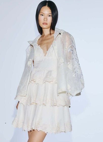 Abito corto con balze Twins Fantasy