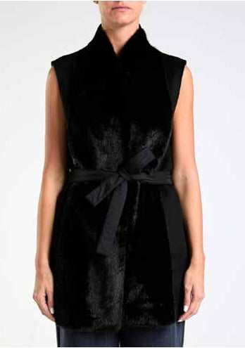 Gilet in eco pelliccia e piumino Alessia Santi