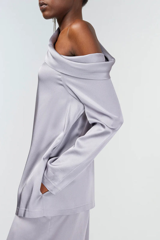 Blusa scollo asimmetrico SIMONA Semicouture