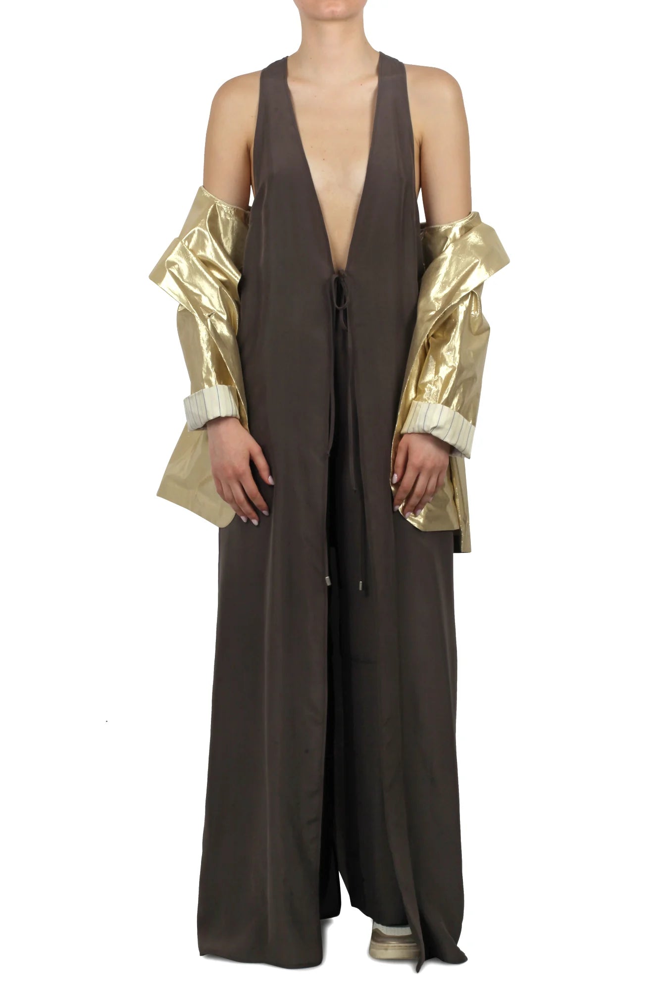 Gilet lungo in seta ALYSI