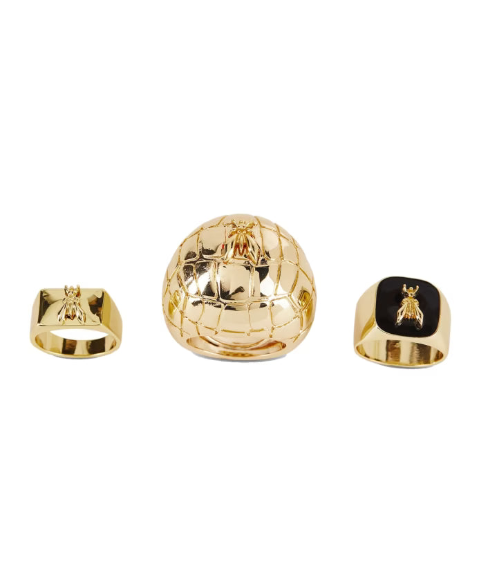 Set di 3 anelli oro Patrizia Pepe