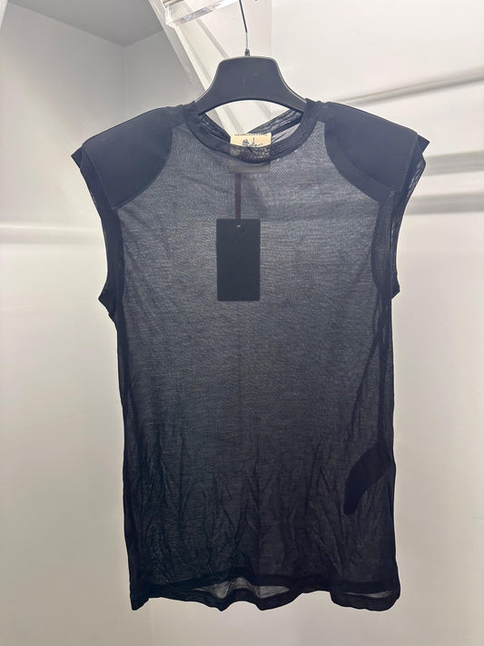 T-shirt smanicata MARISOL Semicouture