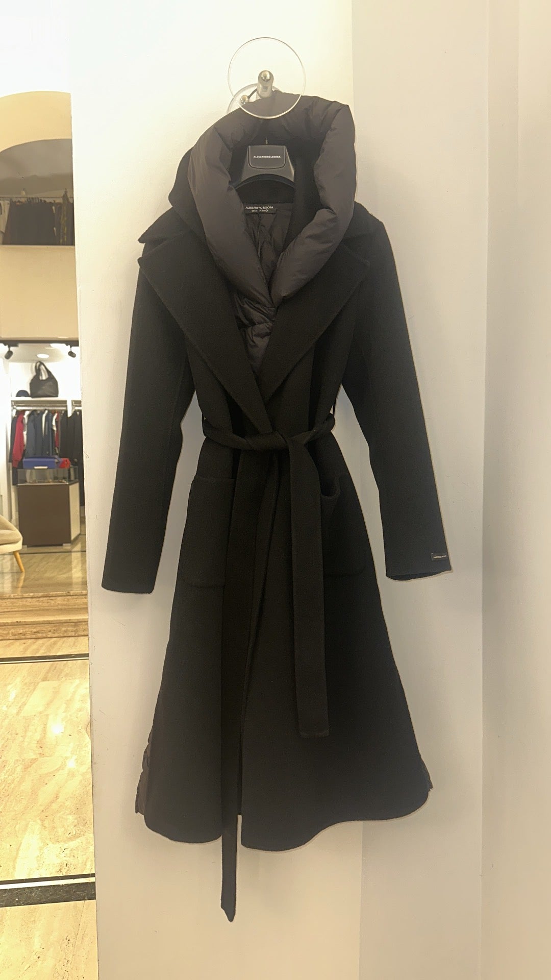 Cappotto/ piumino con cintura Alessandro Legora