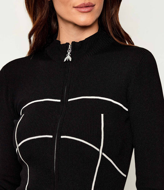 Abito in maglia con zip Patrizia Pepe