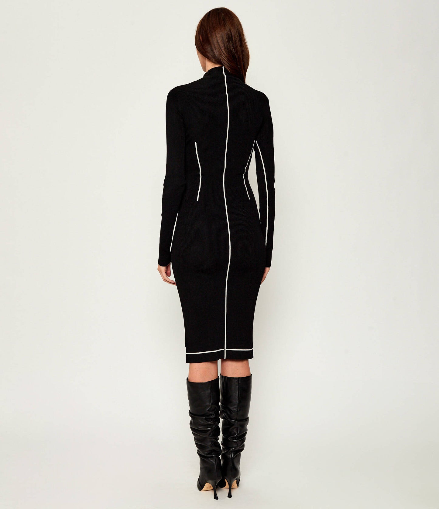 Abito in maglia con zip Patrizia Pepe