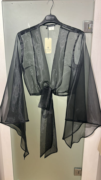 Camicia incrociata in organza Le Rjtange