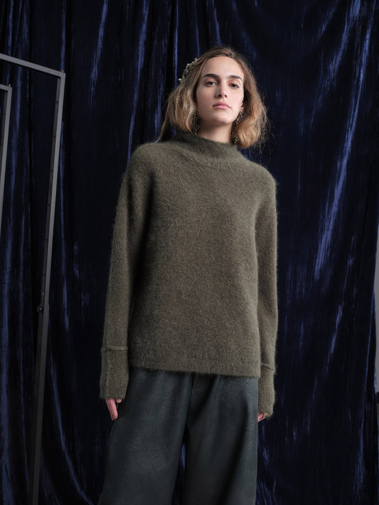 Maglia scollo a cratere FLOOR