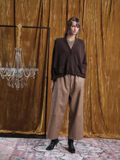 Cardigan corto con tasche FLOOR