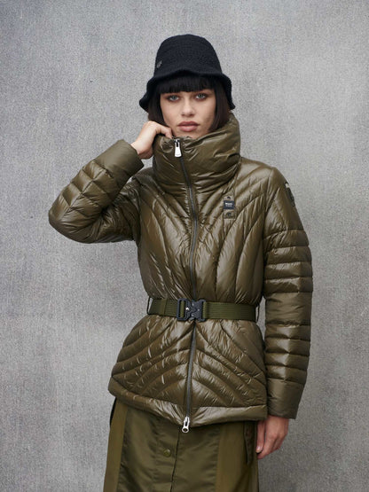 Piumino con cintura ANGELL Blauer