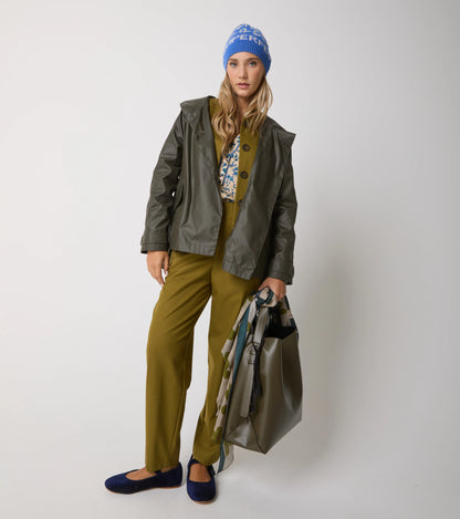 Trench corto asimmetrico Alessia Santi