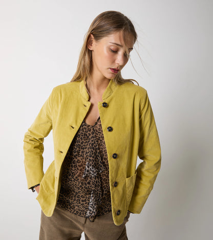 Giacca cropped in velluto Alessia Santi