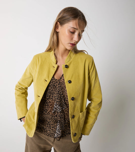 Giacca cropped in velluto Alessia Santi