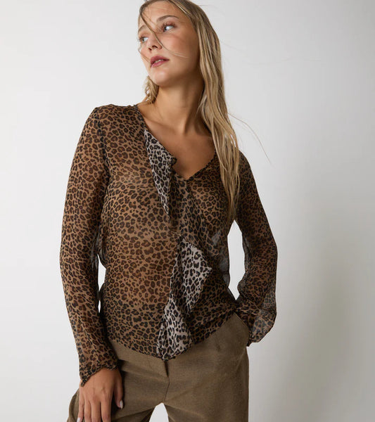 Blusa in seta con rouches Alessia Santi