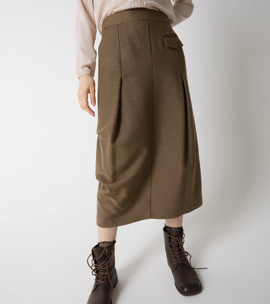 Gonna lunga con pieghe Alessia Santi