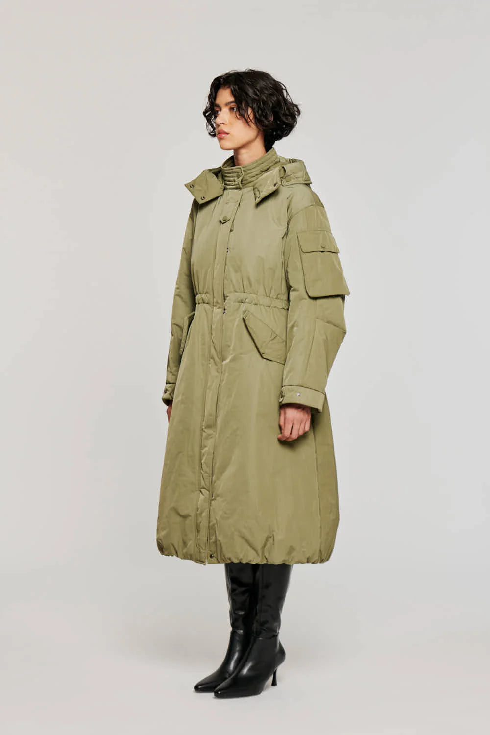 Giacca lunga in nylon 9315 OOFWear