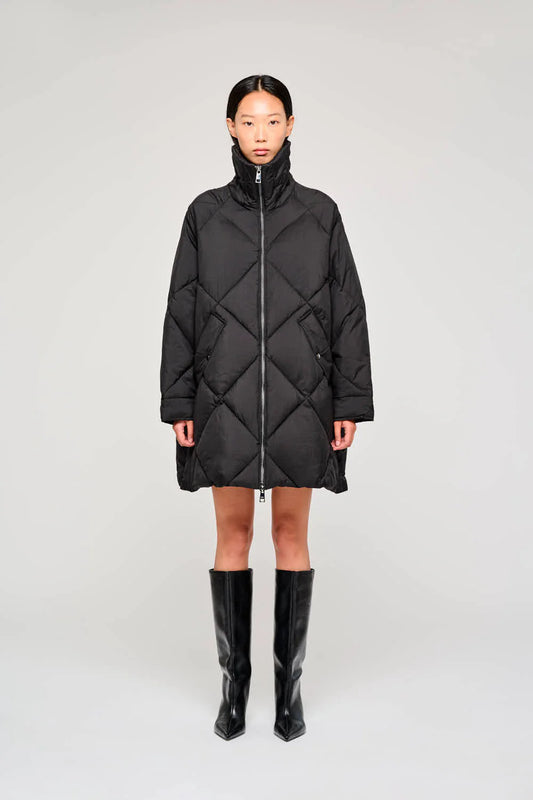 Piumino lungo ampio trapuntato OOFWear