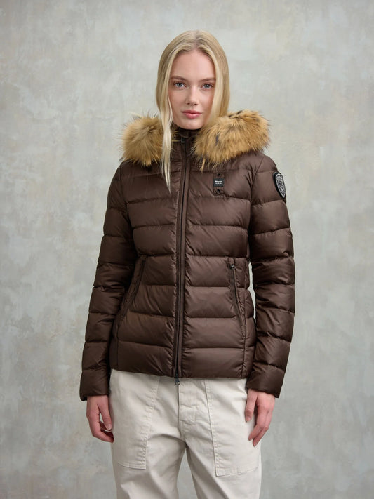 Piumino a righe ARCADIA Blauer