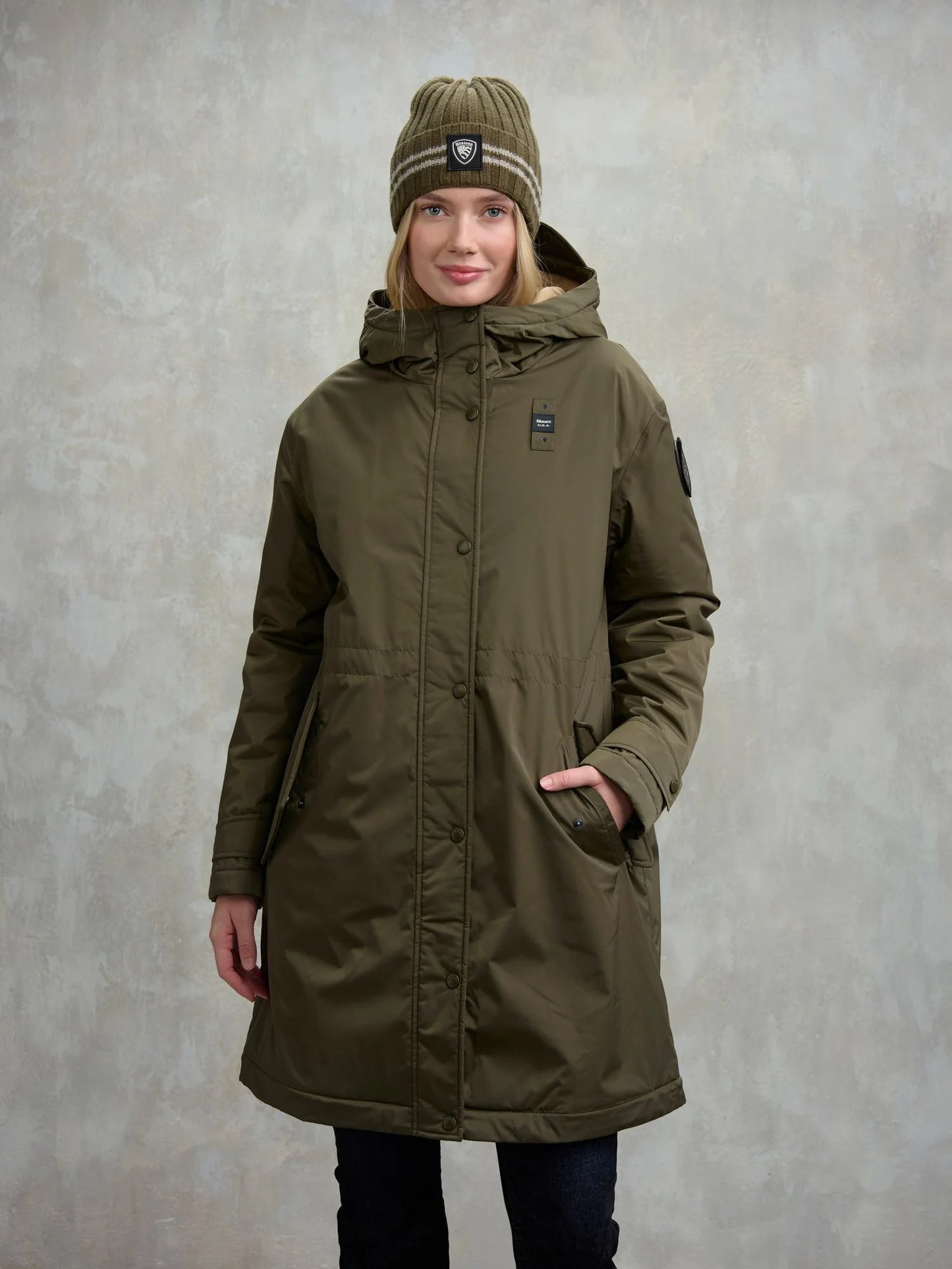 Parka con pelliccia PAYNE Blauer